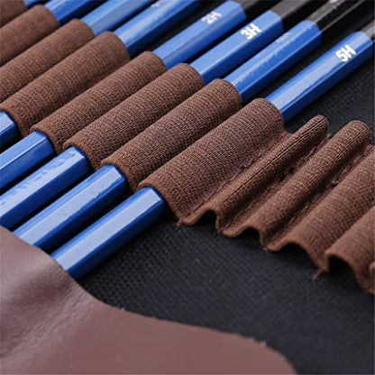 BFGRDDW 24pcs Professional Sketching Drawing Art Tool Kit Graphite Charcoal Pencils Eraser Craft Painting Set