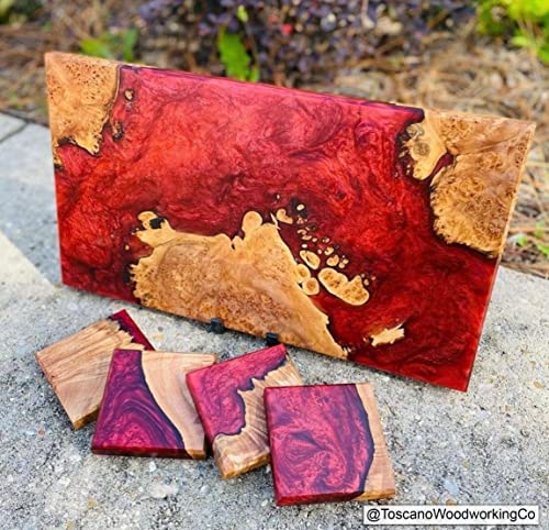 Eye Candy Pigments Premium True Red Mica Powder - Yamagata Red (50gr) - for Epoxy, Resin, Soap, Paint, Woodworking, Acrylic Pouring, Bath Bombs, Fishing Lures - DIY Arts and Crafts Additive - color: Yamagata Red