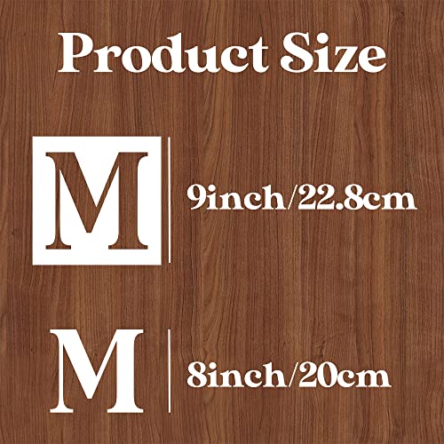 9inch Alphabet Stencils for Painting Reusable Letter Stencils Large Letters Drawing Templates for Art Crafts Holiday Decor - size: 9inch