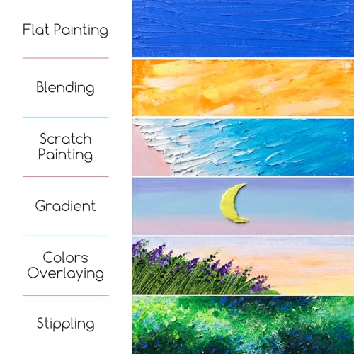 MEEDEN Soft Oil Pastels Set: 72 Vibrant Colors Oil Pastels for Artists Beginners Adults - Smooth Oil Pastel Crayons for Art Supplies, Painting, Drawing, Blending, Layering, Shading - style: 72 Colors