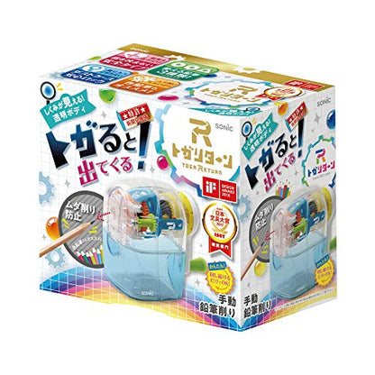 Sonic EK-4297-T Pencil Sharpener, Togar-Return Manual, Transparent