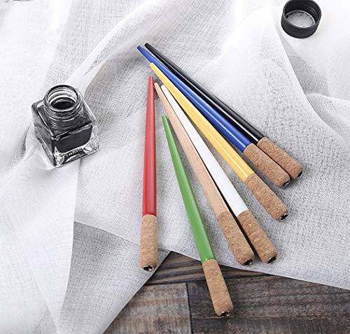 Hillento Comic Dip Pen Holder Set, Manga Calligraphy Set, Includes 4 Dip Pen Holder with 5 Nibs for Lettering Skiching, Art, Writing, Signatures, Calligraphy