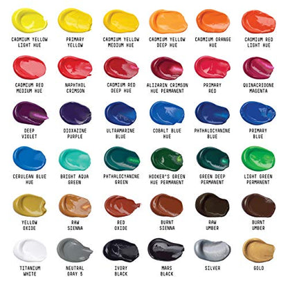 Liquitex BASICS Acrylic Paint Set, 36 x 22ml (0.74-oz) Tube Paint Set - style: 36 x 22ml (0.74-oz)
