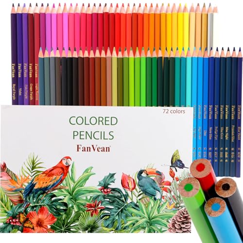 Colored Pencils for Adult Coloring Books: Color Pencil set Art Supplies Gift for Adults & Kids 72 Count - style: 72 colors