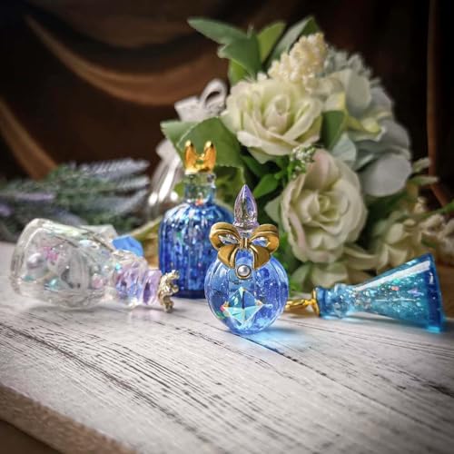 Fantasy Creatures & Potion Bottle Silicone Molds Kit—Make Mythical Dragons, Phoenix & Magic Vials Using Resin, Clay, Wax or Chocolate for Crafts, Jewelry & Cake Decorating