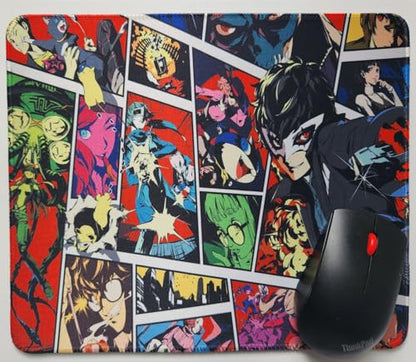 Anime Persona 5 Royal Joker Computer Mouse Pad Cool Funny 12x10 Inches Table Mat for Gaming Office