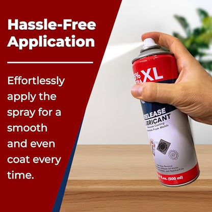 Silicone Mold Release Spray (Silicone-Based) (24x16.9 floz/500ml) - Resin & Epoxy Release Agent for Smooth Mold Removal with Ease, Universal Use on Almost All Molds - size: 24 Pack