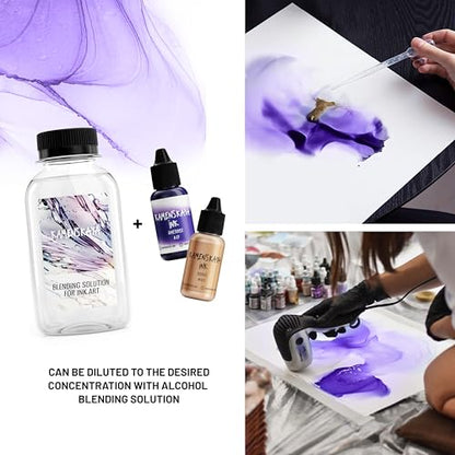 KAMENSKAYA Alcohol Ink Set - 50 'Mini' Alcohol Inks - 0.17 fl oz (5 ml) Each