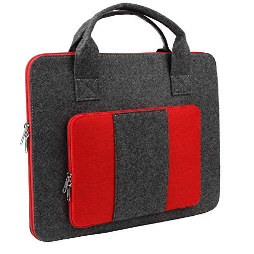 Storage Bag Felt Hand-held Shockproof 14.75 x 11.75 Inch for A4 Painting Light Pad Board Leaf Book Weeding Light Box (Plus Size)