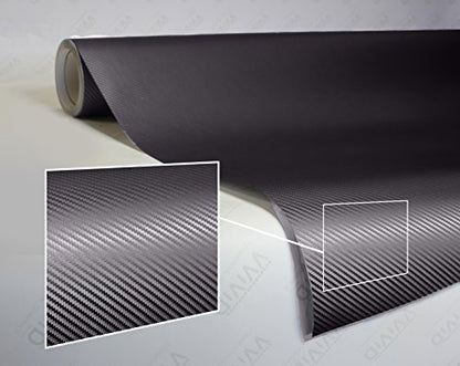 VViViD Craft 3D Carbon Fibre Textured Vinyl Sheet 1ft x 5ft for Silhouette, Cricut and Cameo Machines Including 12" x 12" Sheet of Transfer Paper (Gunmetal Grey) - color: Gunmetal Grey