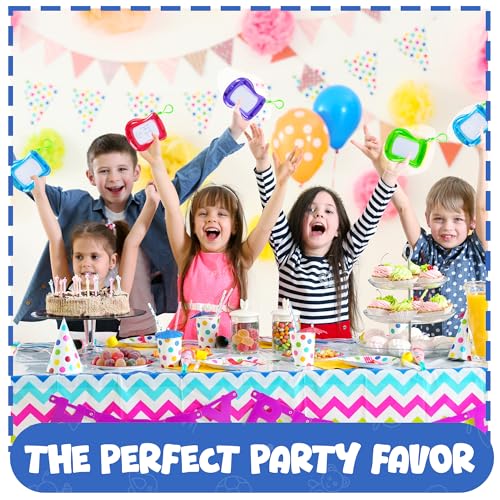Mini Magnetic Drawing Board for Kids - (Bulk 60 Pcs) Backpack Keychain Clip Drawing Boards, Erasable Doodle Sketch Writing Pad Boys & Girls, Birthday Kids Party Favors & Goodie Bags Stuffers - size: 60 Count (Pack of 1)