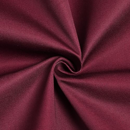 TFTAFAN Cobbler Apron Unisex Waterproof Apron with 2 Deep Pockets Art Smock for Painting Cleaning Artiest Apron work kitchen - color: Maroon