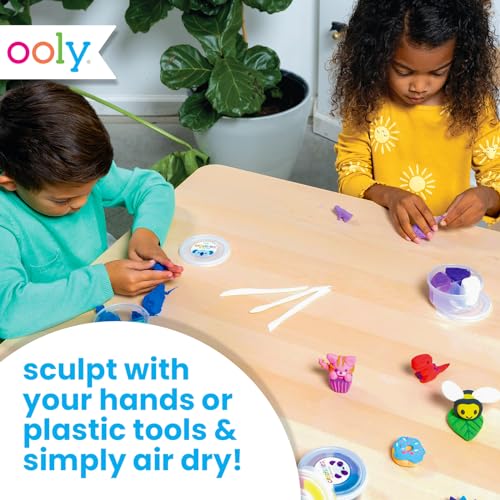 Ooly Air Dry Clay for Kids, 24 Colors Modeling Clay with 3 Shaping Tools, Play Dough Gifts for Kids, Craft Supplies - Creatibles - style: 24 Colors Complete Set