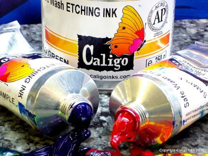 Cranfield Caligo, Safe Wash Relief Ink, 75ml Tube, Arylide Yellow, YLCN91630