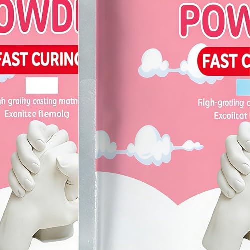 Fast Curing Plaster Powder 100g, Water Activated Casting Powder Kit for Mold Making & Hand Sculpture, DIY Craft Clone Powders for Beginners Art Projects, Includes Tools