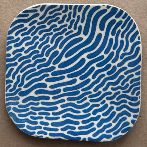 AMACO Ceramic Printing Ink, 8 oz. (236 mL), INK-26 Medium Blue Matte | Cone 05-10 Intermixable Ceramic Printing Ink for Screenprinting, Monoprinting, and More on Bisque and Unfired Clay - color: Ink-26 Medium Blue