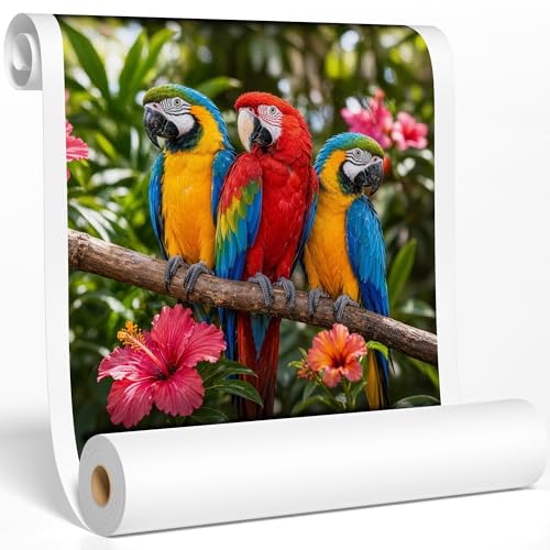 Premium Canvas Roll for Wide Format Printers, Quick Dry Water Resistant for Fine Art Reproduction, Commercial Printing, Studio Photography and Gallery Wrap, Matte Poly-Cotton 420 GSM 24 Mils 2" Core - color: 1 roll, size: 24"x60' 420GSM