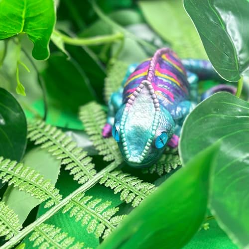 Lizard Resin Silicone Mold Chameleon Animal Epoxy Casting Kit Palm Size - color: Chameleon