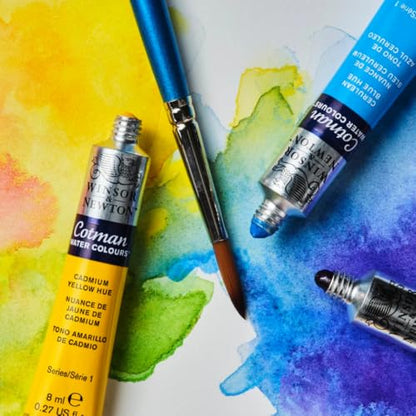 Winsor & Newton Cotman Watercolor Paint, 8ml (0.27-oz) Tube, Burnt Sienna - color: Burnt Sienna, style: 0.27-oz Tube