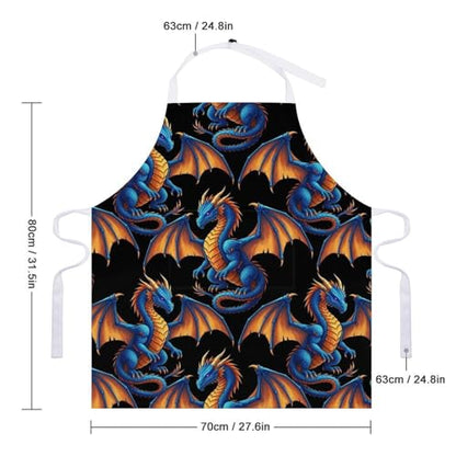 Chef Bib Apron for Restaurant, Anti-Stain with Pocket Adjustable, Cooking Dishwashing Lab Use - color: Style (543)