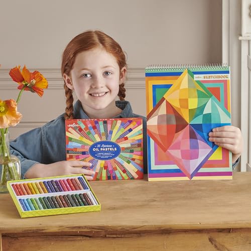 eeBoo Oil Pastels Rainbow - 36 Artist-Quality Blendable Color Sticks, Bold Pigments for Drawing & Blending, Sliding Gift Box, Kids Ages 5 and up - style: Rainbow
