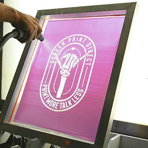 Ecotex® DC Pink Screen Printing Emulsion (Gallon - 128oz.) Diazo Required Photo Emulsion for Silk Screens and Fabric - for Screen Printing Plastisol Ink and Water Based Ink, Screen Printing Supplies - size: 128 fl oz