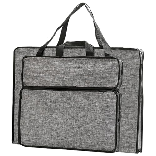 Art Portfolio Bag, 14x20inch Large Capacity Art Portfolio Case with Handles, Waterproof Portfolio Bag Organizer, Artist Carrying Bag for Artwork Sketch Drawing Canvas Photography Poster
