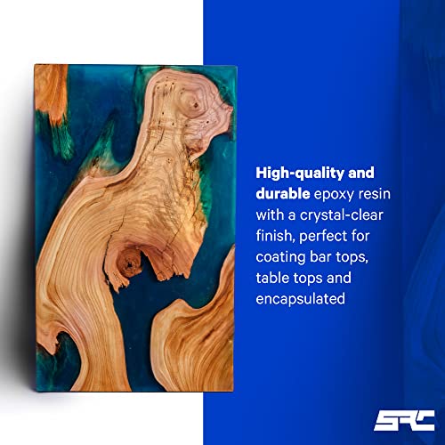 SPRESIN Epox-It 80 Clear Epoxy Resin Kit 16 Oz (8 Oz Part A + 8 Oz Part B) for Beginners and Experts, Epoxy Coating, Bar Top, Countertop, Tabletop, Crystal Clear Formula, Jewelry Art, Laminating - size: 16 oz