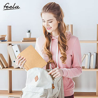 feela 15 Pack Blank Kraft Notebooks, Unlined Sketchbook Note Pad Travel Journal for Drawing Doodling Writing, Journal Bulk For Women Kids Students Office School Supplies, A5, 60 Pages, 8.3” X 5.5” - style: Blank-15 Pack