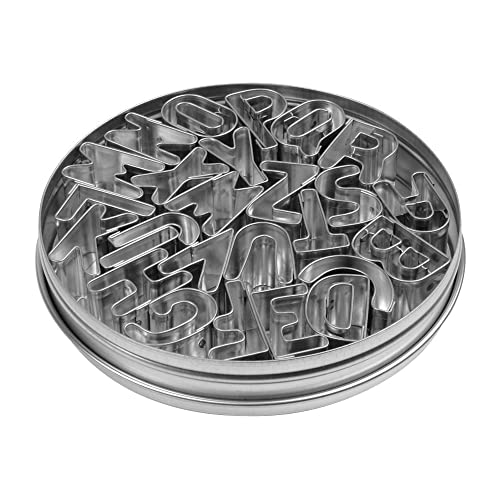 Ateco Alphabet Cutter Set 26pc - size: #6949 Alphabet Letters - 1"