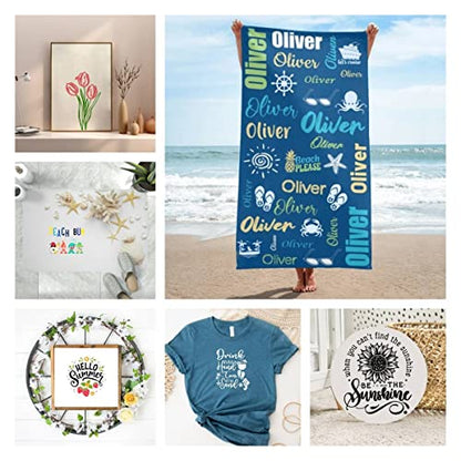 DGAGA 19PCS Silk Screen Stencils and Chalk Paste,Summer Self Adhesive Silk Screen Stencils Reusable,Sea Ocean Mesh Stencil for Chalk Paint Screen Printing Stencils for Painting on Wood,Wall,Fabric - color: 19pcs stencils and chalk paste