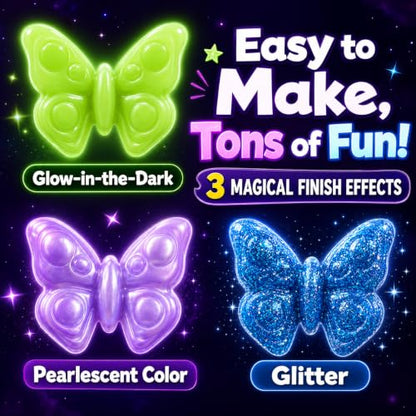 Carolart Squishy Making Kit, DIY Squishies Maker, Craft Kits for Kids | DIY squishy toys with fast curing nonsticky material, STEM arts & crafts activity kit, gift for girls and boys ages 6-12
