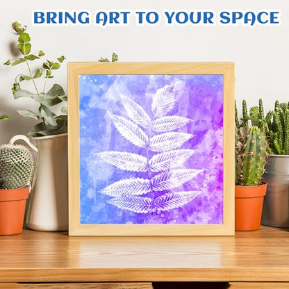gocreate 9 x 12 Large Gel Plate Tin Box Storage Gel Printing Plate with Stencils Printmaking Supplies for Monoprints, Arts and Mix Media