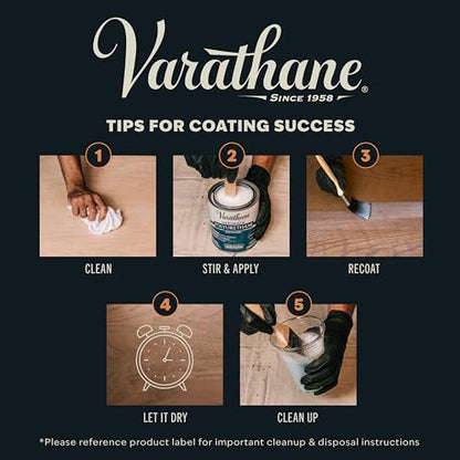 Varathane Water-Based Crystal-Clear Ultimate Polyurethane | Interior Wood Protection | Fast Dry Time | Easy Clean Up | Matte | Quart | 2 Pack - color: Matte, size: 1 Quart (Pack of 2)