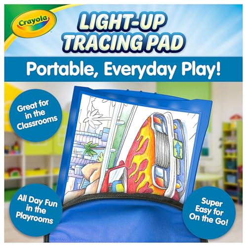 Crayola Light Up Tracing Pad - Blue, Drawing & Tracing Projector for Kids, Sketching Light Box Table, Toys for Kids, Gift for Girls & Boys, Ages 6+ - style: Blue