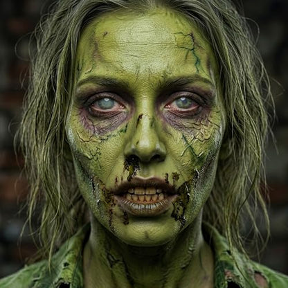 Black White Olive Green Face Paint Sticks Waterproof Eye Black Smooth Smudge-proof Body Paint High Pigment for Sports Event Halloween SFX Makeup Camo Hunter Jungle Warrior Looks - color: Black White Olive Green