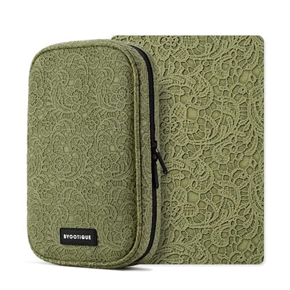 BYOOTIQUE Travel Makeup Brush Holder Bag Cosmetic Brush Organizer Rococo Green - color: Rococo Green
