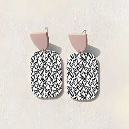 Polymer Clay Transfer Paper, 10 Pcs Valentine's Day Hearts Pattern Shape Water Soluble Transfer Sheet for Polymer Clay Earrings Jewelry Making Disposable Stickers DIY Crafts 5.82X3.93 inch - color: Hearts