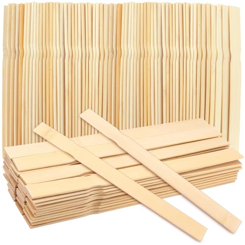 120 Pack 12 Inch Wooden Paint Stir Sticks - Multi-Purpose Paint Stirrers for Mixing Paint, Garden Markers, Library Labels & Craft Projects, Durable Unfinished Wood Stir Sticks