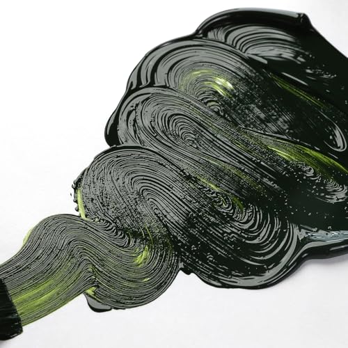 GOLDEN OPEN Slow-Drying Acrylics, Sap Green Hue, 5 fl oz. tube, Professional Acrylic Paint, Semi-Transparent - color: Sap Green Hue, size: 5 Fl Oz (Pack of 1)