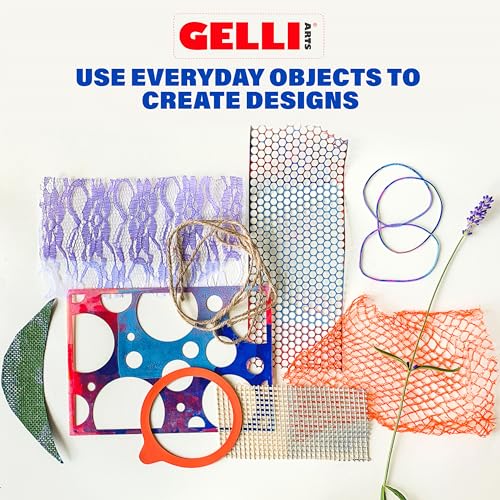 Gelli Arts Gel Printing Plate - 8" X 10" Gel Plate, Reusable Gel Printing Plate, Printmaking Gelli Plate for Art, Clear Gel Monoprinting Plate, Gel Plate Printing for Arts and Crafts - size: 8" x 10"