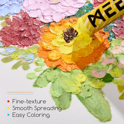 MEEDEN Soft Oil Pastels Set: 144 Vibrant Colors Art Oil Pastels for Blending Layering Shading Drawing - Smooth Oil Pastel Crayons for Artists Beginners Adults Teachers Christmas Painting - style: 144 Colors