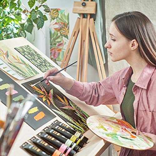 Arteza Metallic Acrylic Paint, Set of 8 Floral Brilliance Colors 4 oz Tubes, Rich Pigments, Non Fading, Non Toxic Paints for Artists & Hobby Painters - style: 8 x 120ml (4.06 fl oz) Floral Brilliance