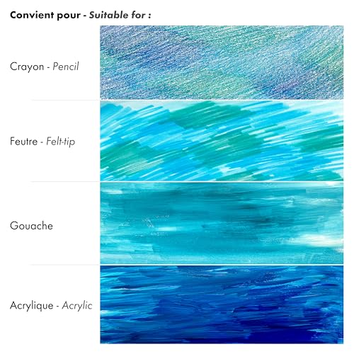 Clairefontaine Paint'ON Grey Paper Pad, 250 g, A3, 30 Sheets - color: Grey, size: A3