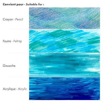 Clairefontaine Paint'On Multi-Technique Naturel Pad, 250 g, A4, 30 Sheets - color: Naturel, size: A4