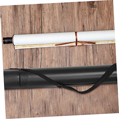Telescoping Poster Tube Portable Storage for Art Drawings and and Water-resistant Design for Outdoor Transport and Artwork Protection Style