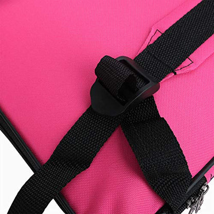 JIAHG Art Portfolio Carry Tote Drawing Board Bag - Painting, Sketch Pad Storage - Professional Art Organizer - color: rose