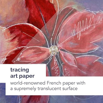Canson Artist Series Tracing Paper, Roll, 18inx8yd (25lb/40g) - Artist Paper for Adults and Students - size: 18"X8yds