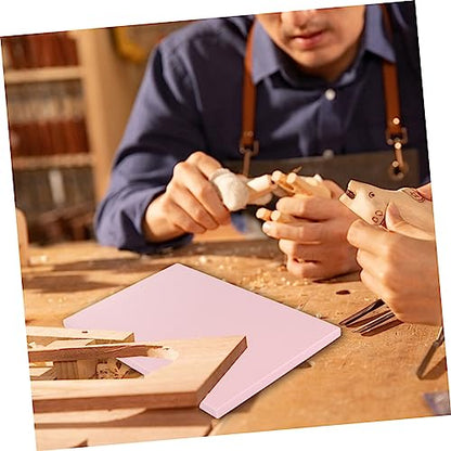 Angoily 4pcs DIY Carving Rubber Blocks for Hand-Made Crafts Soft Rubber Material for Engraving and Stamp Making for Art Projects