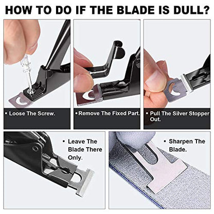 Black Premium Adjustable Stainless Steel Artificial Acrylic Fake False Nail Tip Clipper Cutter Trimmer Manicure Pedicure Sharp Blade Clip Tool For Salon Home Nail Art Beauty Design DIY - color: Metal Black